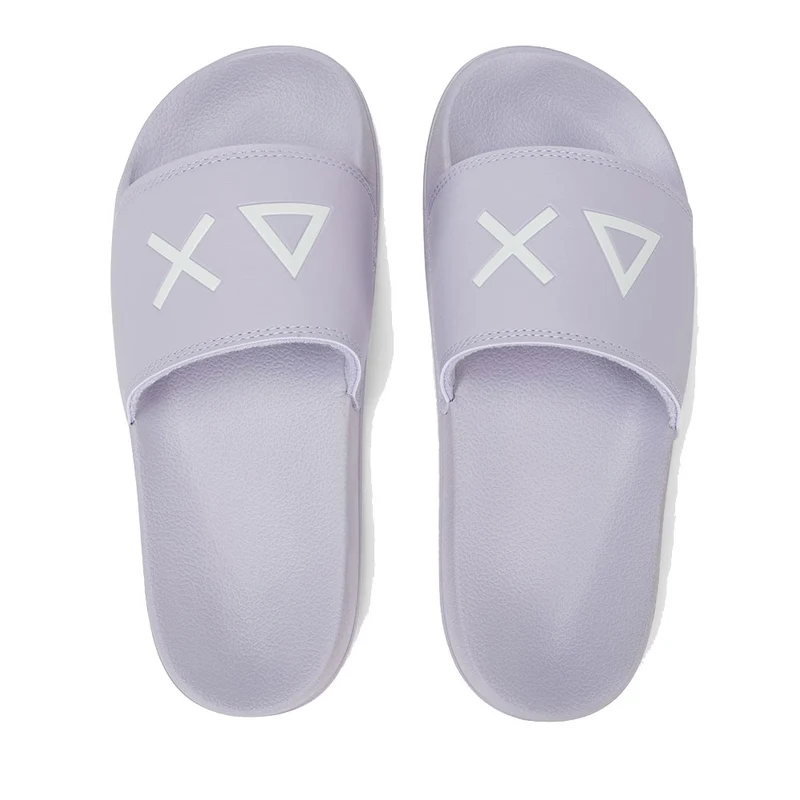 Ciabatte da Donna Sun68 Linea Slippers Logo Colore Lilla - X36210