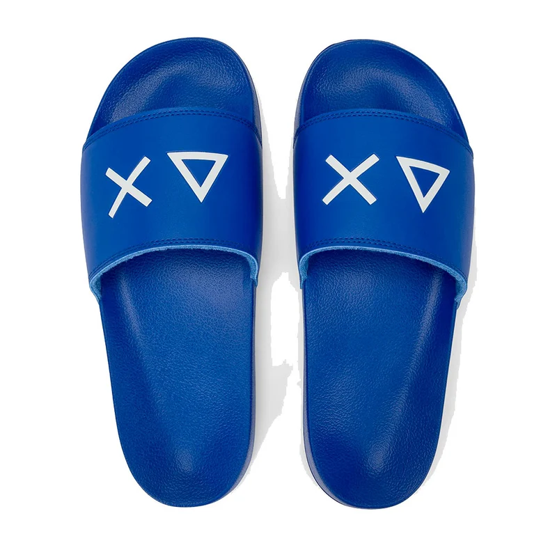 Ciabatte da Uomo Sun68 Linea Slippers Logo Colore Royal - X36110