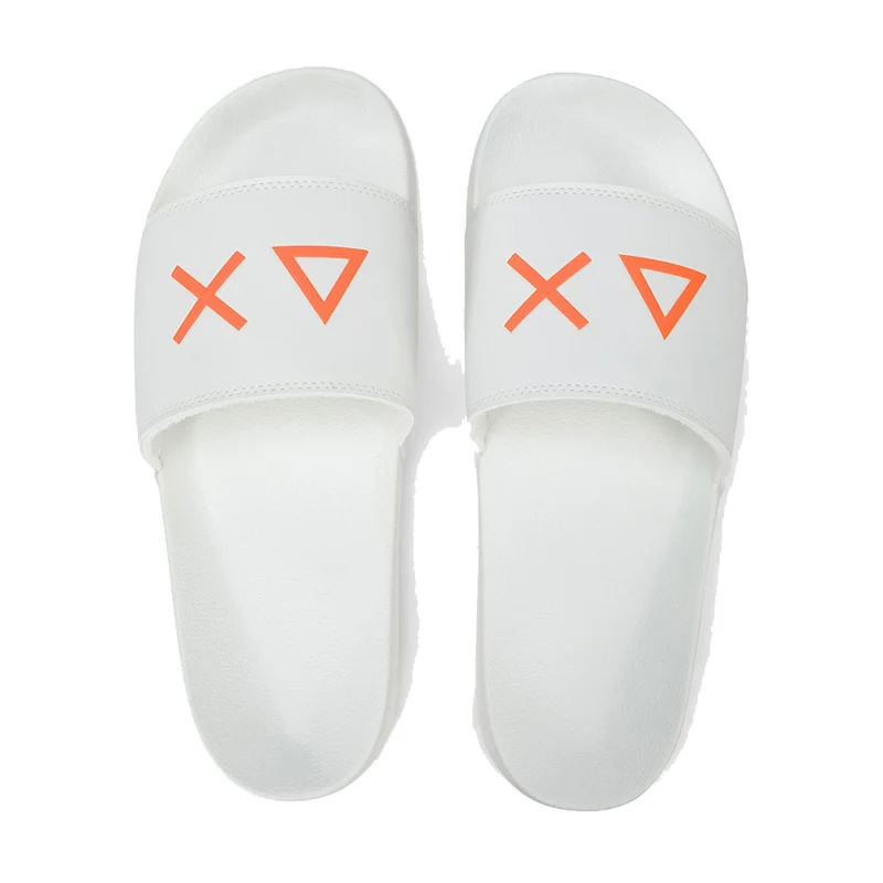 Ciabatte da Uomo Sun68 Linea Slippers Logo Colore Bianco - X36110
