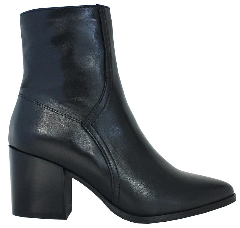 |TRONCHETTO DONNA PELLE NERO|