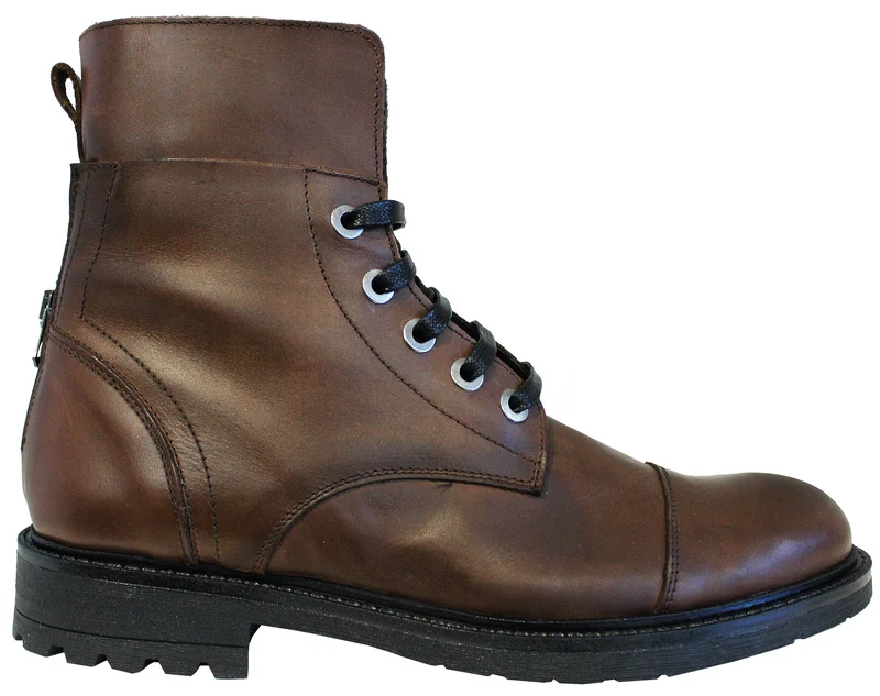 |ANFIBIO UOMO PELLE MARRONE|