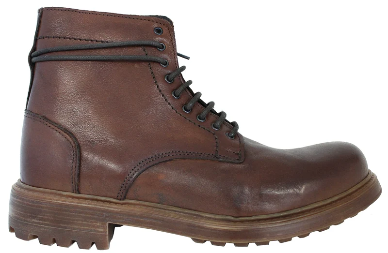 |ANFIBIO UOMO PELLE MARRONE|