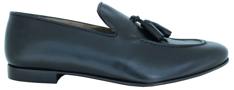 |ACS MOCASSINO UOMO NAPPINE PELLE NERA|