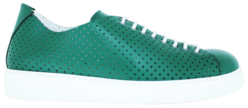|ACS SNEAKER UOMO PELLE FORATA VERDE|