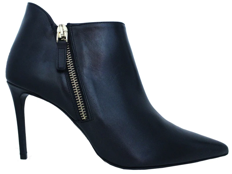 |TRONCHETTO DONNA PELLE NERO|