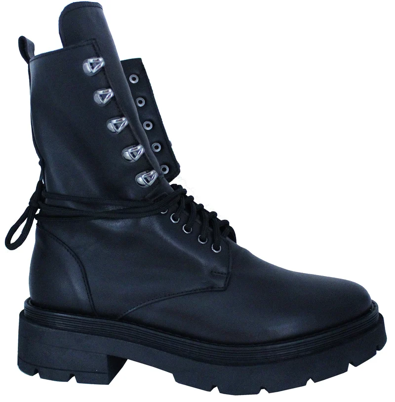 |ANFIBIO DONNA PELLE NERO|