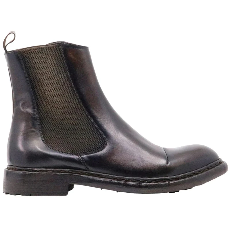 Chelsea Boot uomo Crispiniano in pelle di colore marrone