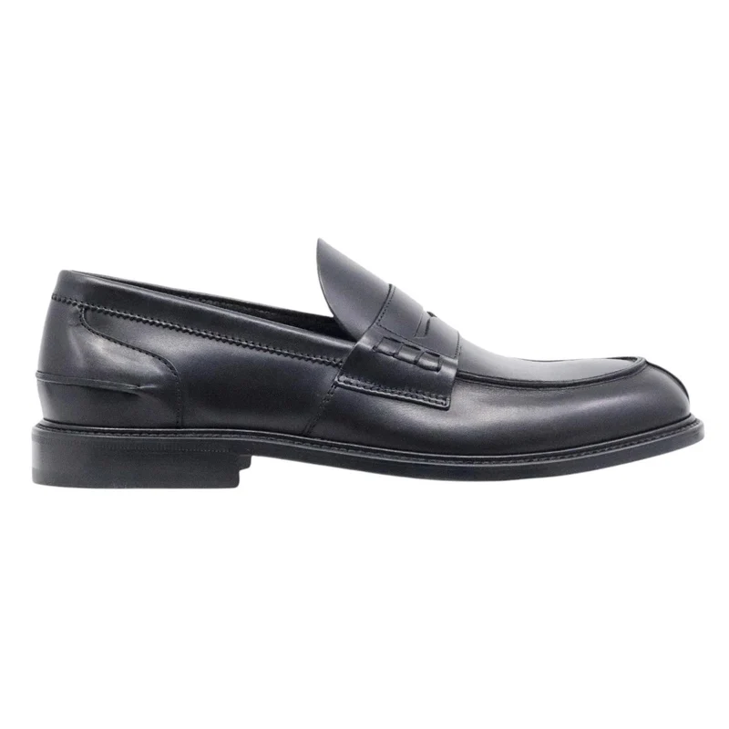 Mocassino Douglas 784 da uomo in comoda pelle di colore nero