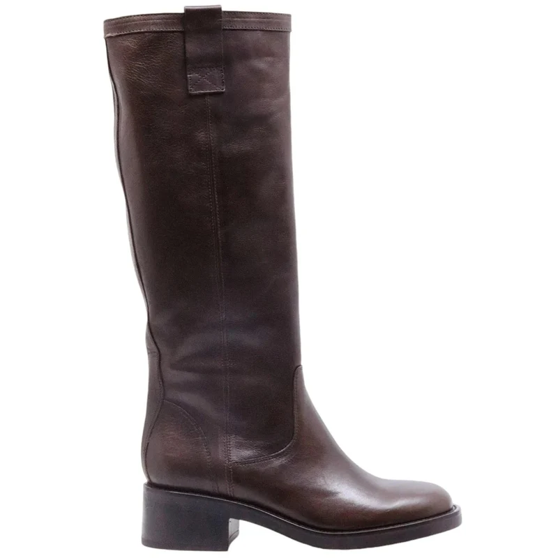 Stivaletto donna Curiositè 2624 in pelle marrone