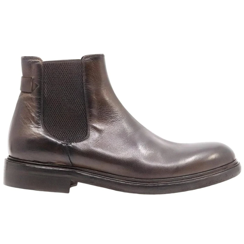 Chelsea Boot uomo Crispiniano 405 in pelle marrone
