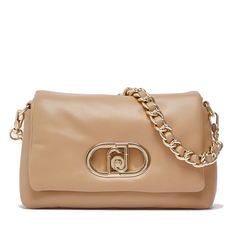 Borsa Donna Media a Spalla LIU JO Better linea La Puffy color Cammello