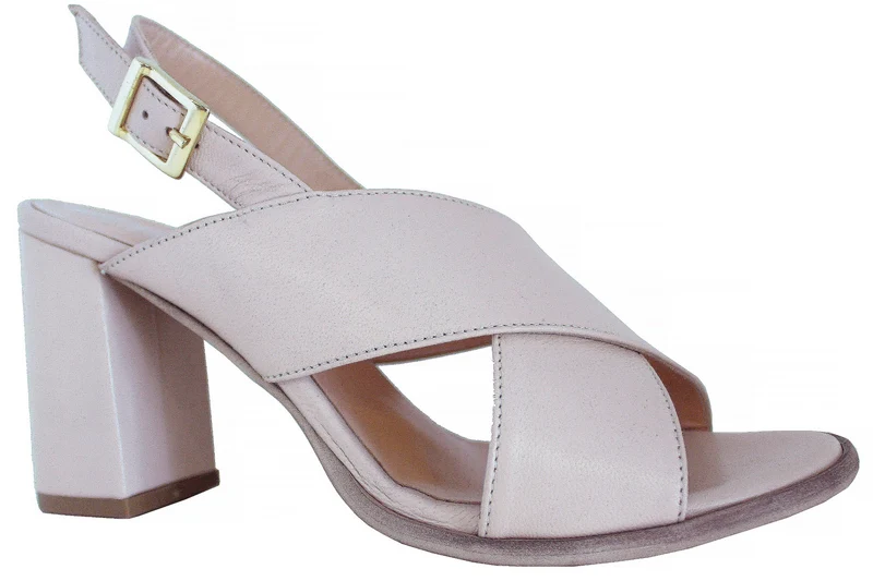 |SANDALO DONNA PELLE CIPRIA|