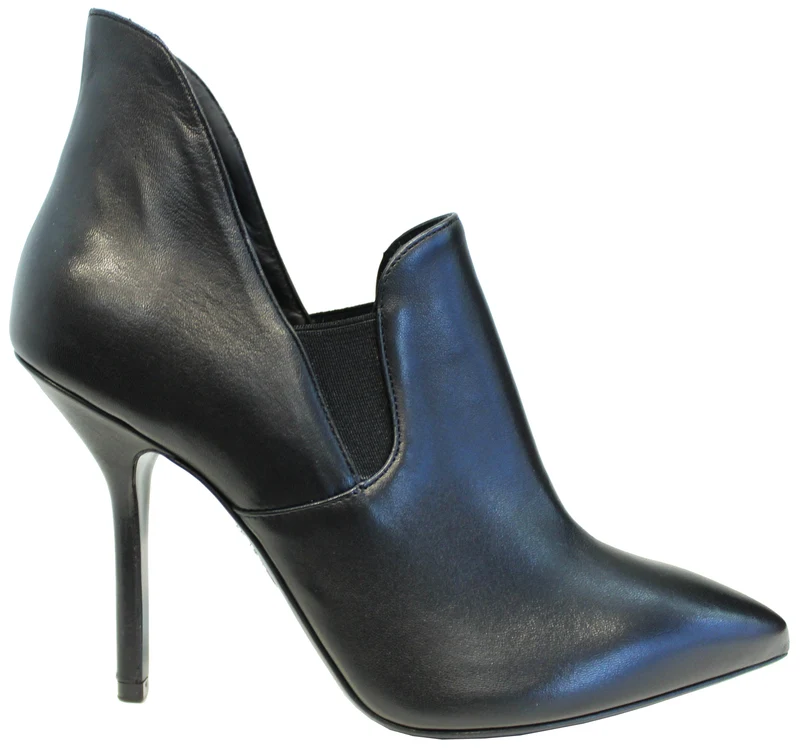 |TRONCHETTO DONNA PELLE NERO|