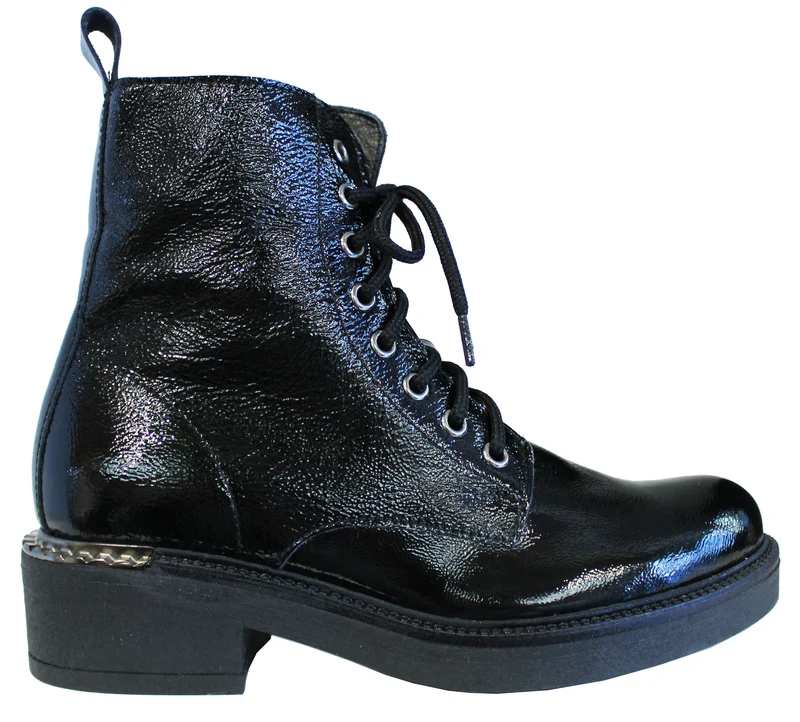 |ANFIBIO DONNA VERNICE NERO|