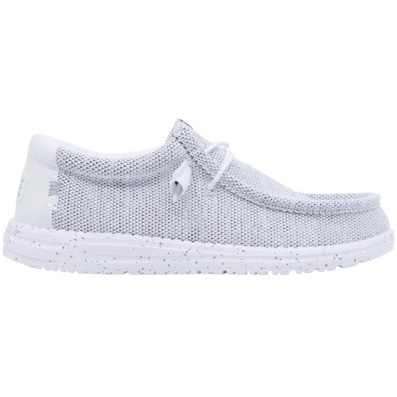 Hey Dude Wally Sox sneaker uomo in bianco grigio