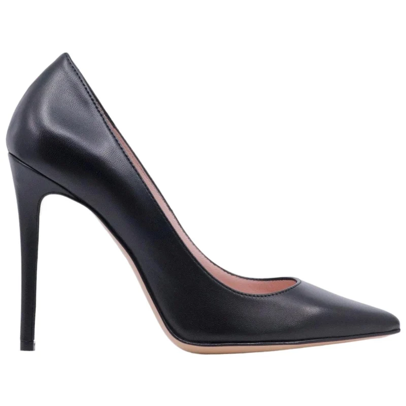 Décolleté donna Anna F 1394 in elegante pelle di colore nero
