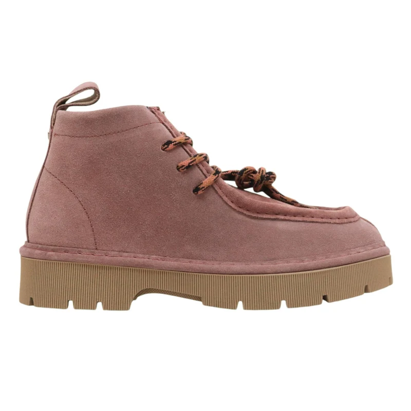 Polacchino donna Panchic P99 in camoscio color brownrose