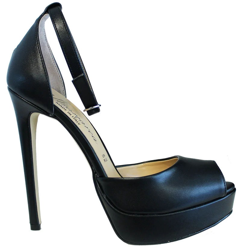 |DECOLTE' ALTRAMAREA PELLE NERO|