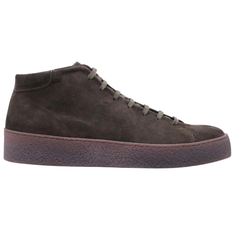 Pawelk's 25451 senaker da uomo in camoscio marrone militare