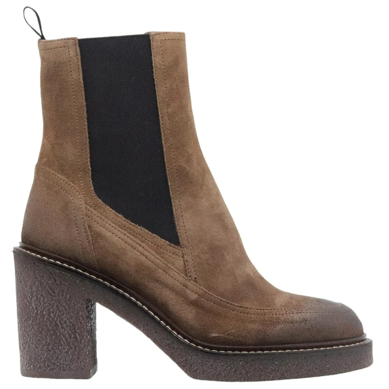 Chelsea donna con tacco Triver Flight 527 28 in camoscio farro
