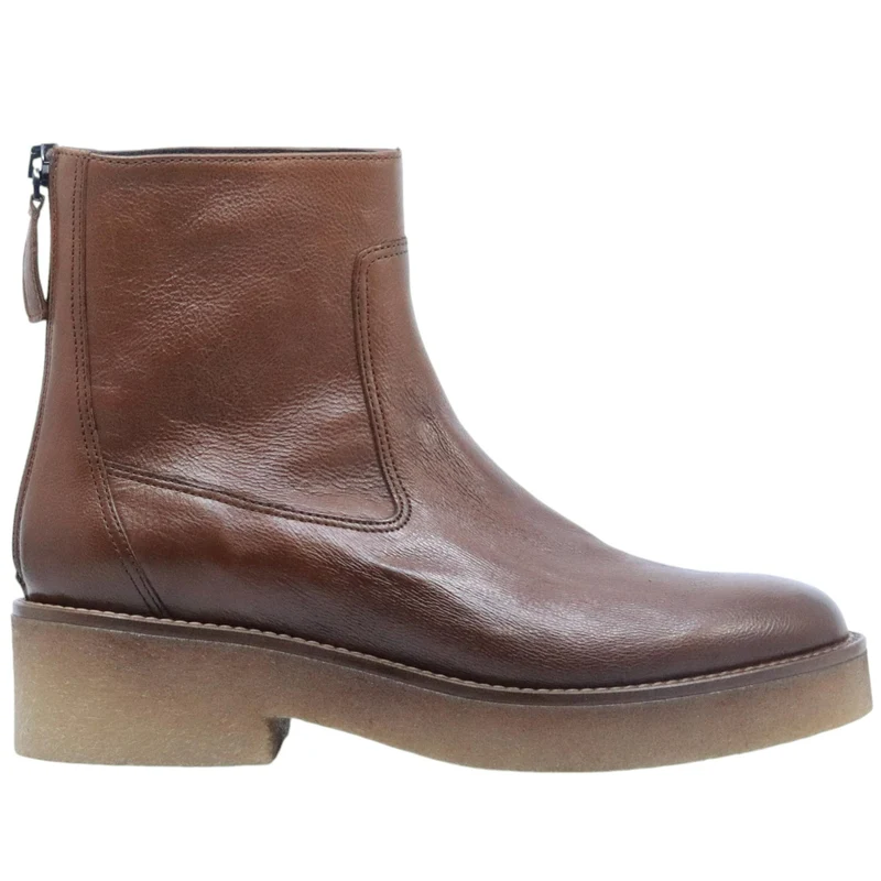 Stivaletto donna Triver Flight 775 02 in pelle marrone