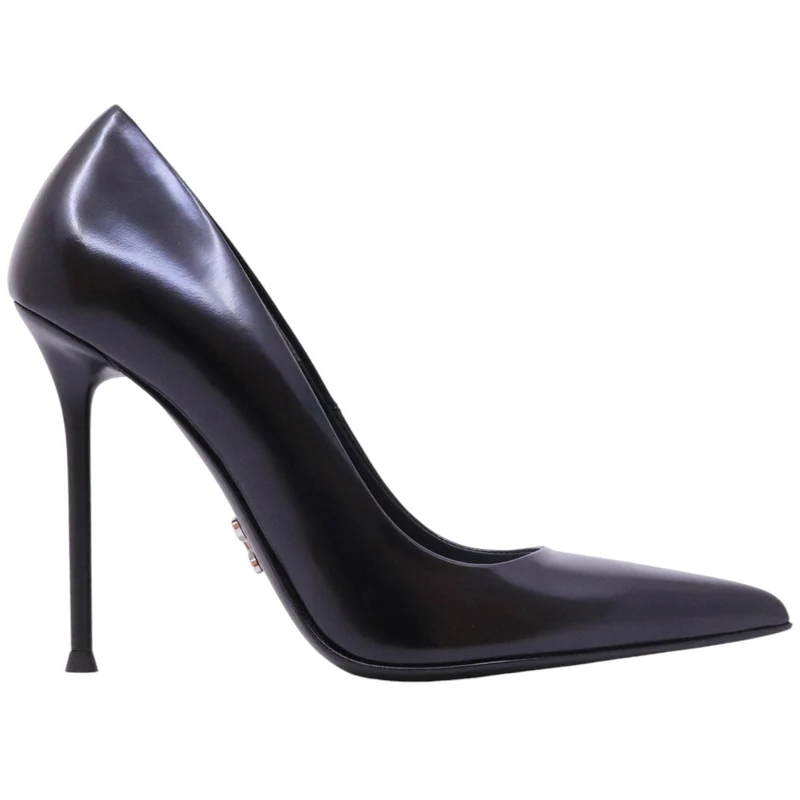 Décolleté donna Sergio Levantesi Ley 5 in pelle nera