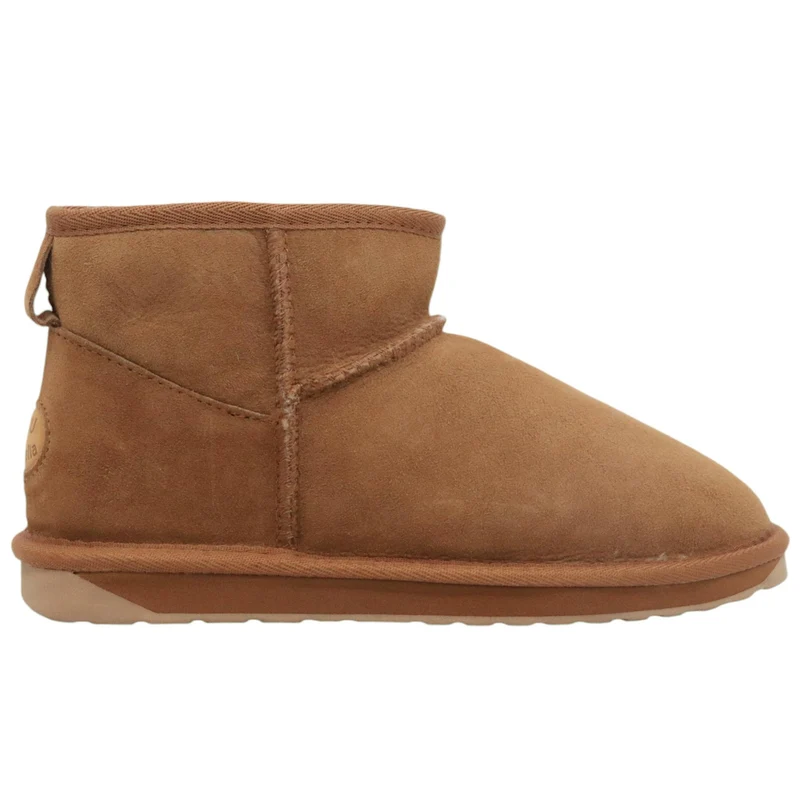 EMU Australia Stinger Micro stivaletti donna in montone marrone castagna