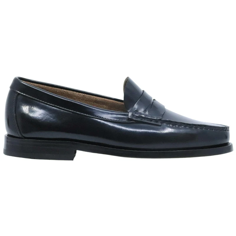 Mocassino donna Saxone of Scotland 14 S in pelle nera