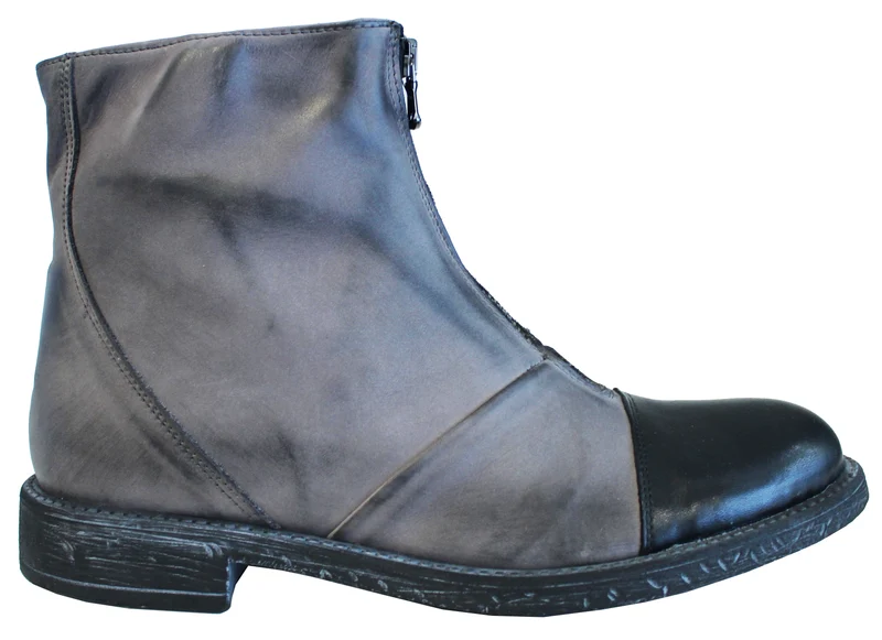 |ANFIBIO UOMO PELLE GRIGIO|
