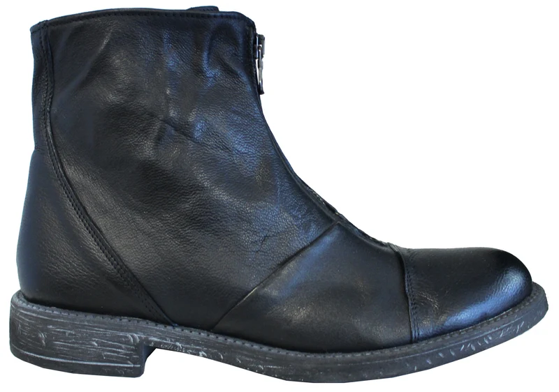 |ANFIBIO UOMO PELLE NERO|