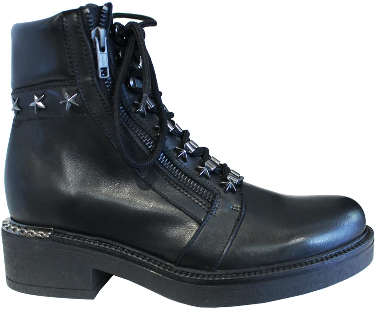 |ANFIBIO DONNA PELLE NERO|