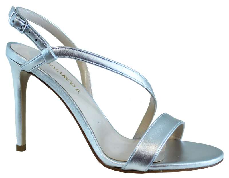 |SANDALI PELLE ARGENTO|