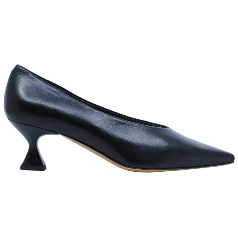 Décolleté donna The Seller SS108 in pelle nera