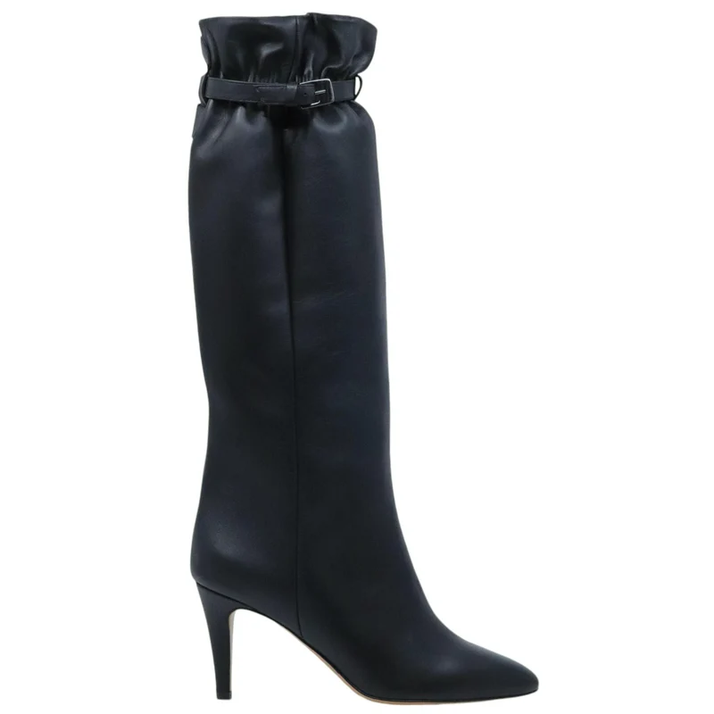 Stivale da donna The Seller SE013 in pelle nera
