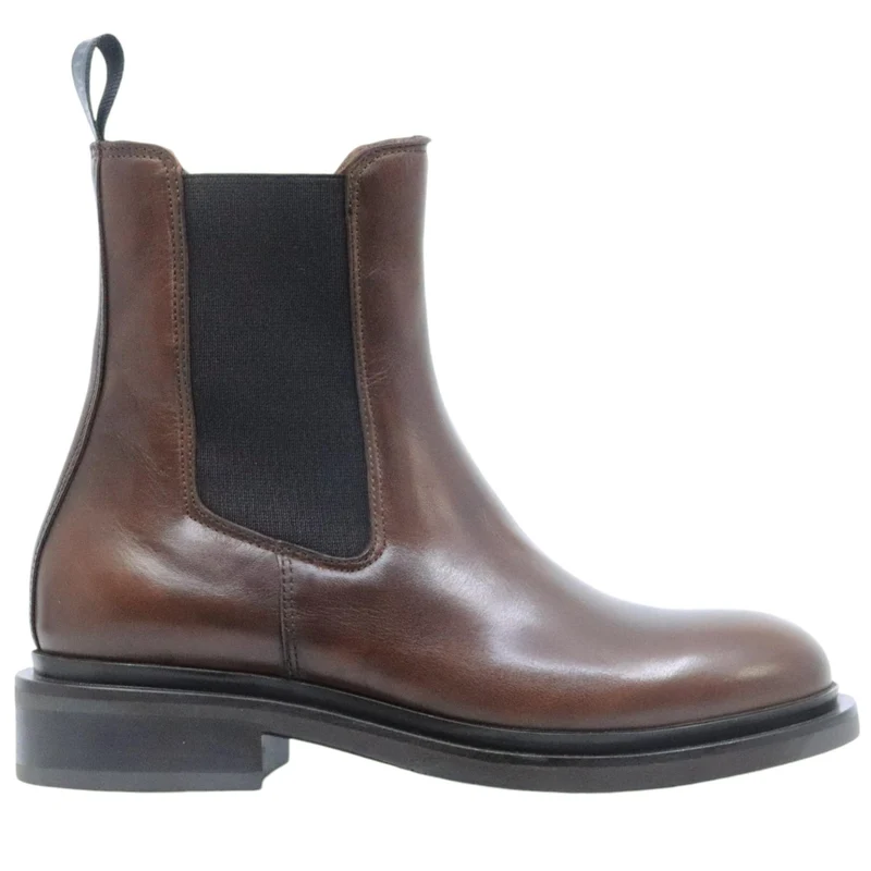 Chelsea Mjus L58201 da donna in pelle marrone