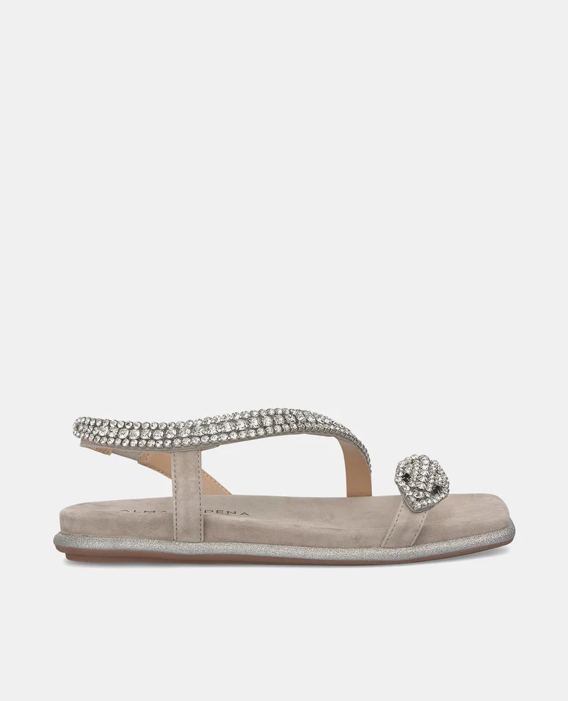 SANDALIA PLANA SUELA PURPURINA