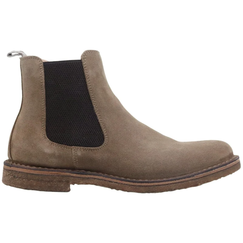 Astorflex Bitflex 604 chelsea boot uomo in camoscio taupe