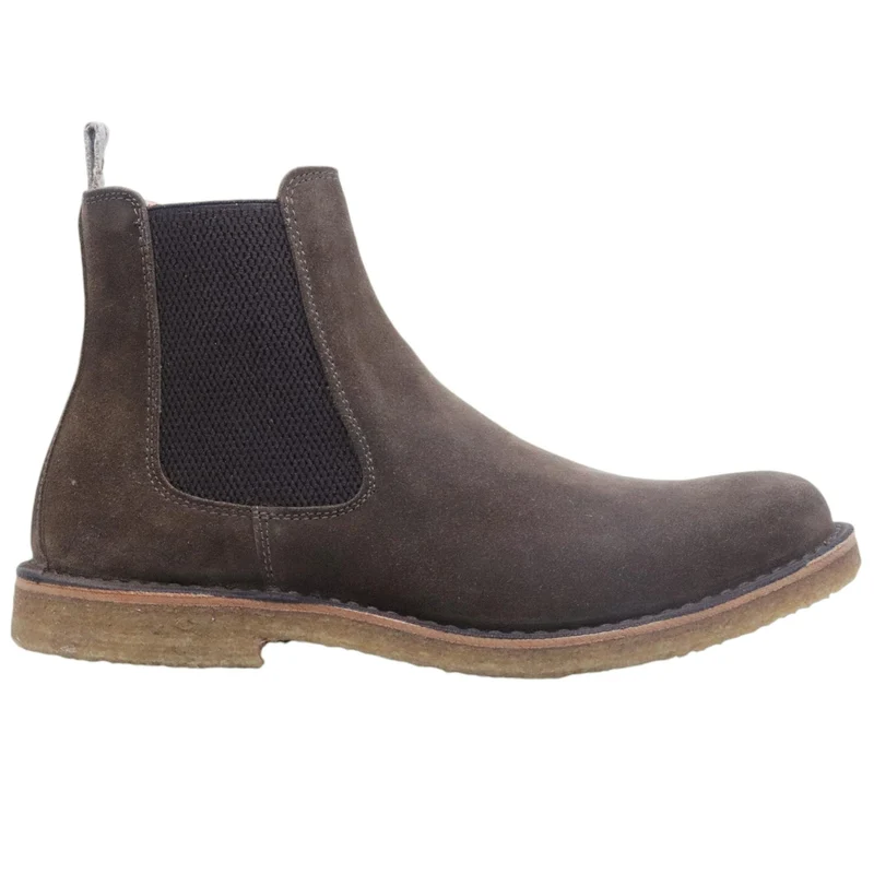 Astorflex Bitflex 480 chelsea boot uomo in camoscio marrone scuro