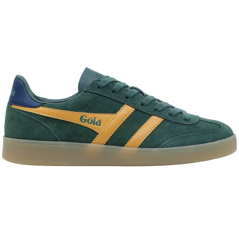 Sneaker uomo Gola Viper Trainers in camoscio verde