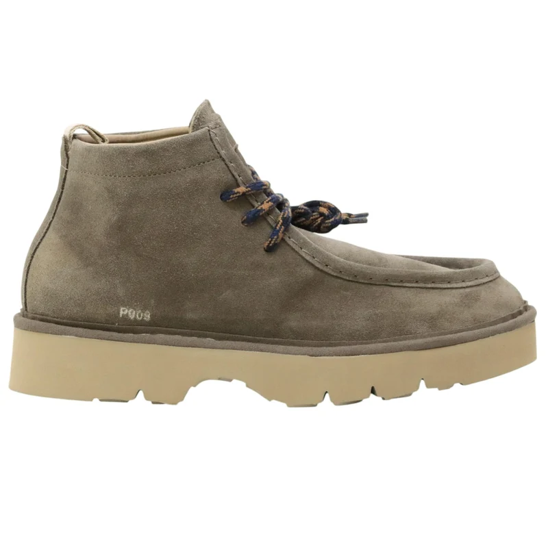 Panchic P009 polacchino uomo in suede marrone roccia