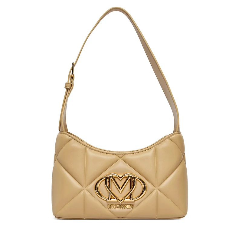 Borsa Donna Sottospalla LOVE MOSCHINO linea Embossed Taupe