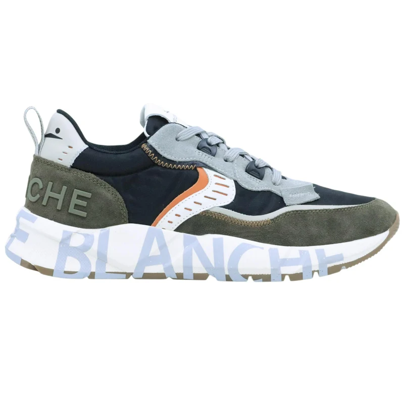 Voile Blanche Club 01 Sneaker uomo in camoscio verde