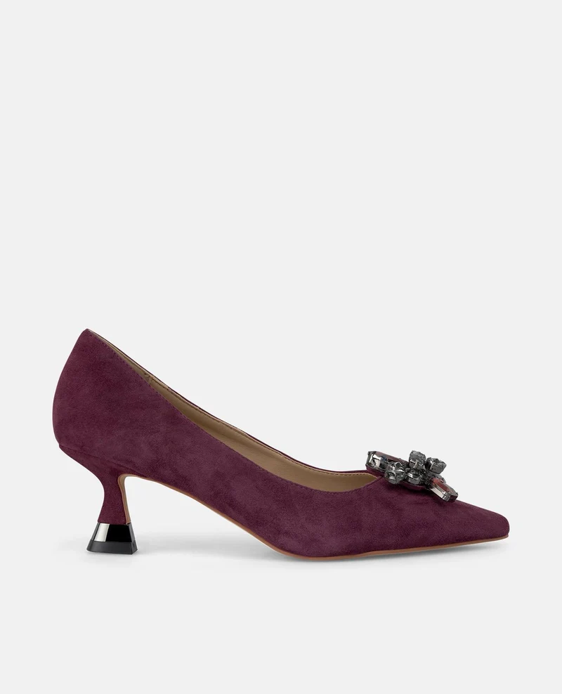 ZAPATO TACÓN BAJO FLOR