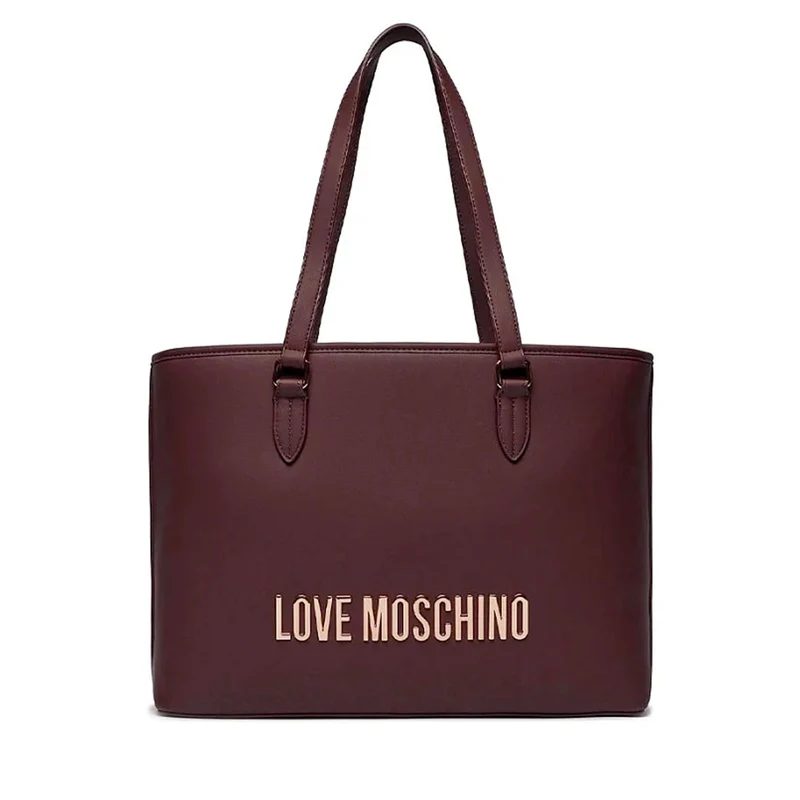 Borsa Donna Shopping LOVE MOSCHINO linea Bold Bag color Vino