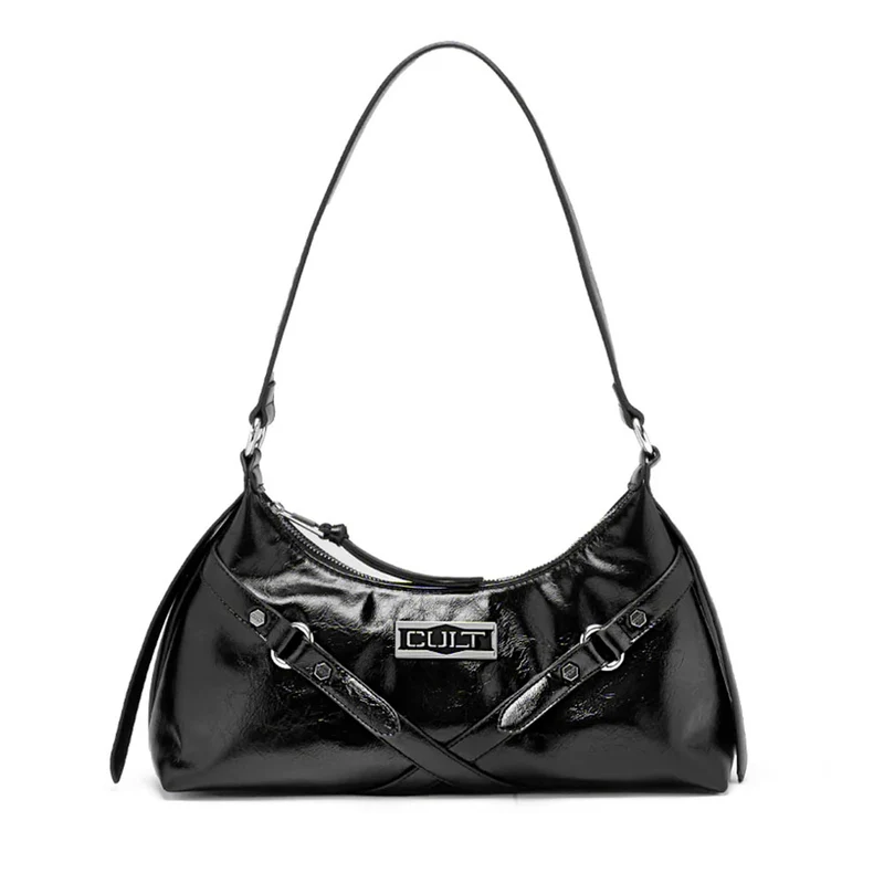 Borsa a Spalla CULT linea Amy Lucida Nera