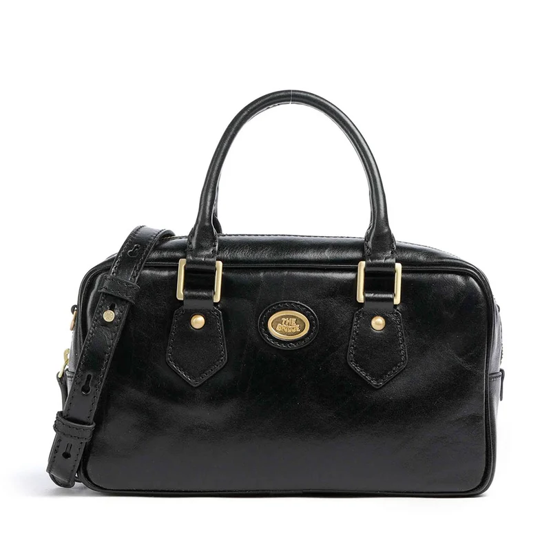 Bauletto Donna con Tracolla THE BRIDGE linea Story in Pelle Nera