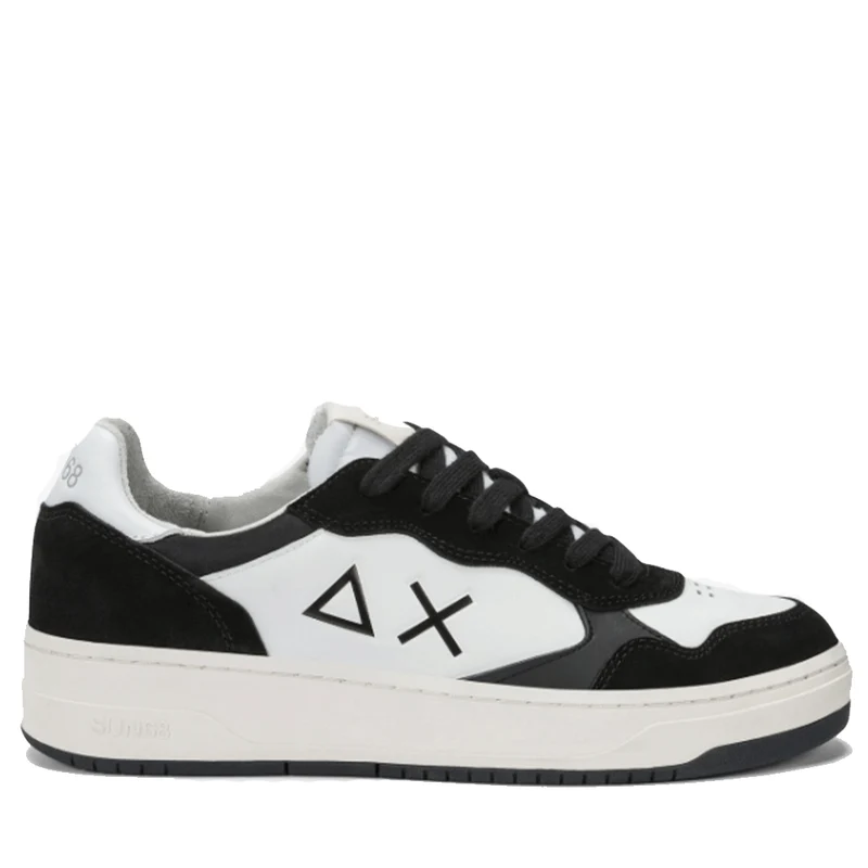 Scarpe Uomo Sun68 Sneakers Big Basket Colore Nero - Z35148