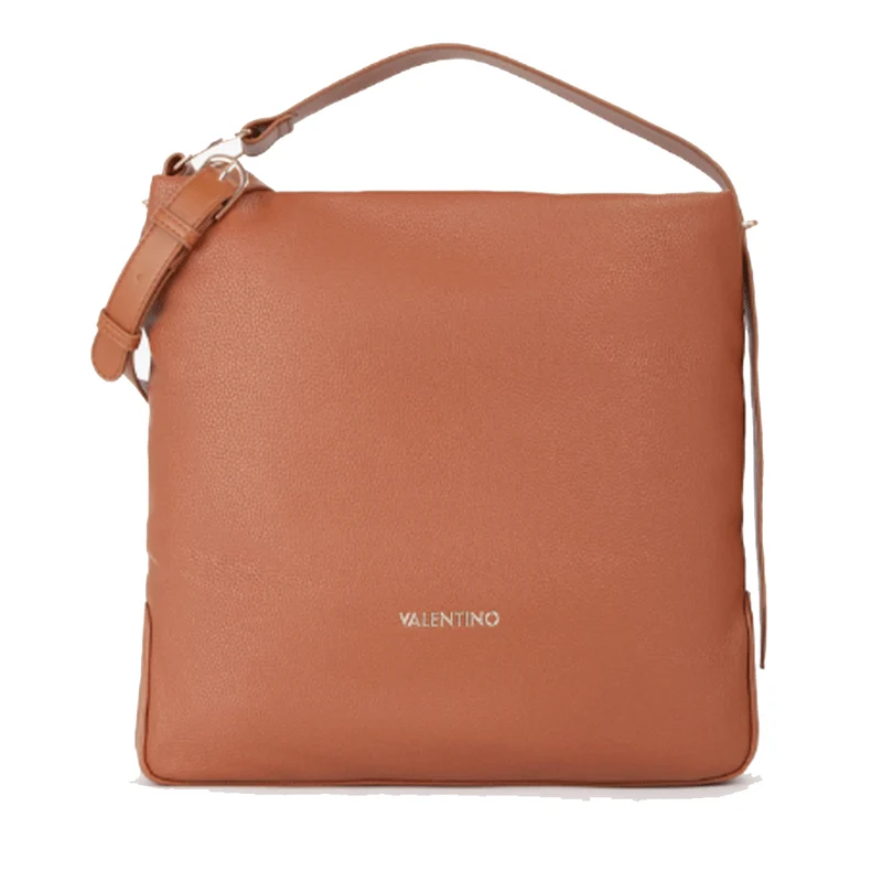 Borsa Donna a Spalla a Sacca VALENTINO BAGS linea Peonies Re Colore Cuoio