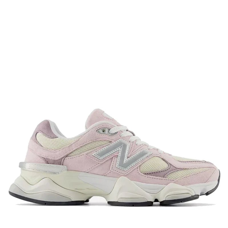 Sneakers Running NEW BALANCE 9060 in Suede e Tessuto Rose Sugar