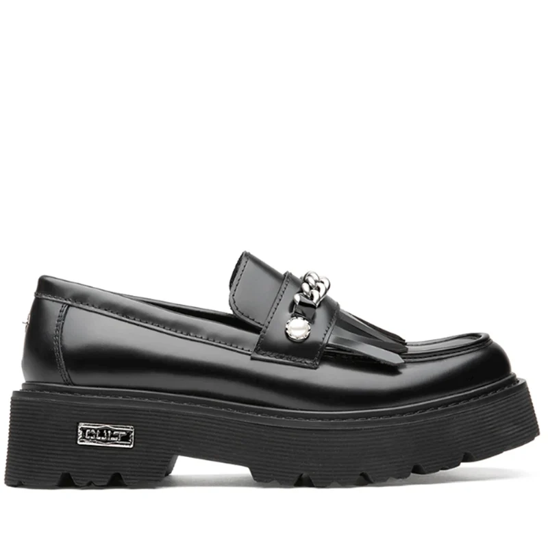 Scarpe Donna CULT Slash 4579 Mocassino in Pelle Nera